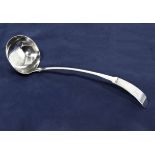 An Edinburgh silver ladle, makers mark J.L 1825. Weight 185gms