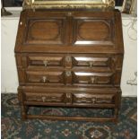 An oak bureau