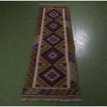 A Maimana Kilim runner size 197 x 60 cm