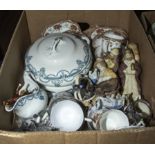 A box of table ware