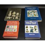 Four reference books relating to Crested China