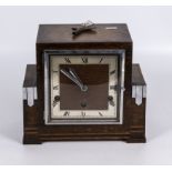 An Art Deco mantle clock