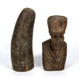 Two African carvings