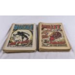 35 vintage Bullet comics, 1978