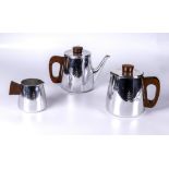 A three piece Sona tea service