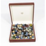 A box of marbles