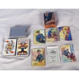 Set 49 vintage comical playing cards various characters, Master Mug the Milkmans son/Mrs Bun the