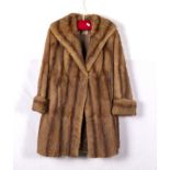 A ladys fur coat