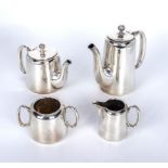 A Mappin & Webb silver plated tea/coffee service