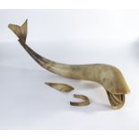 A cow horn modelled as a fish A/F