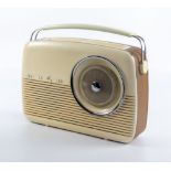 A 1950s vintage cream Bush radio