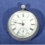 Victorian silver pocket watch, Scanlon Preston