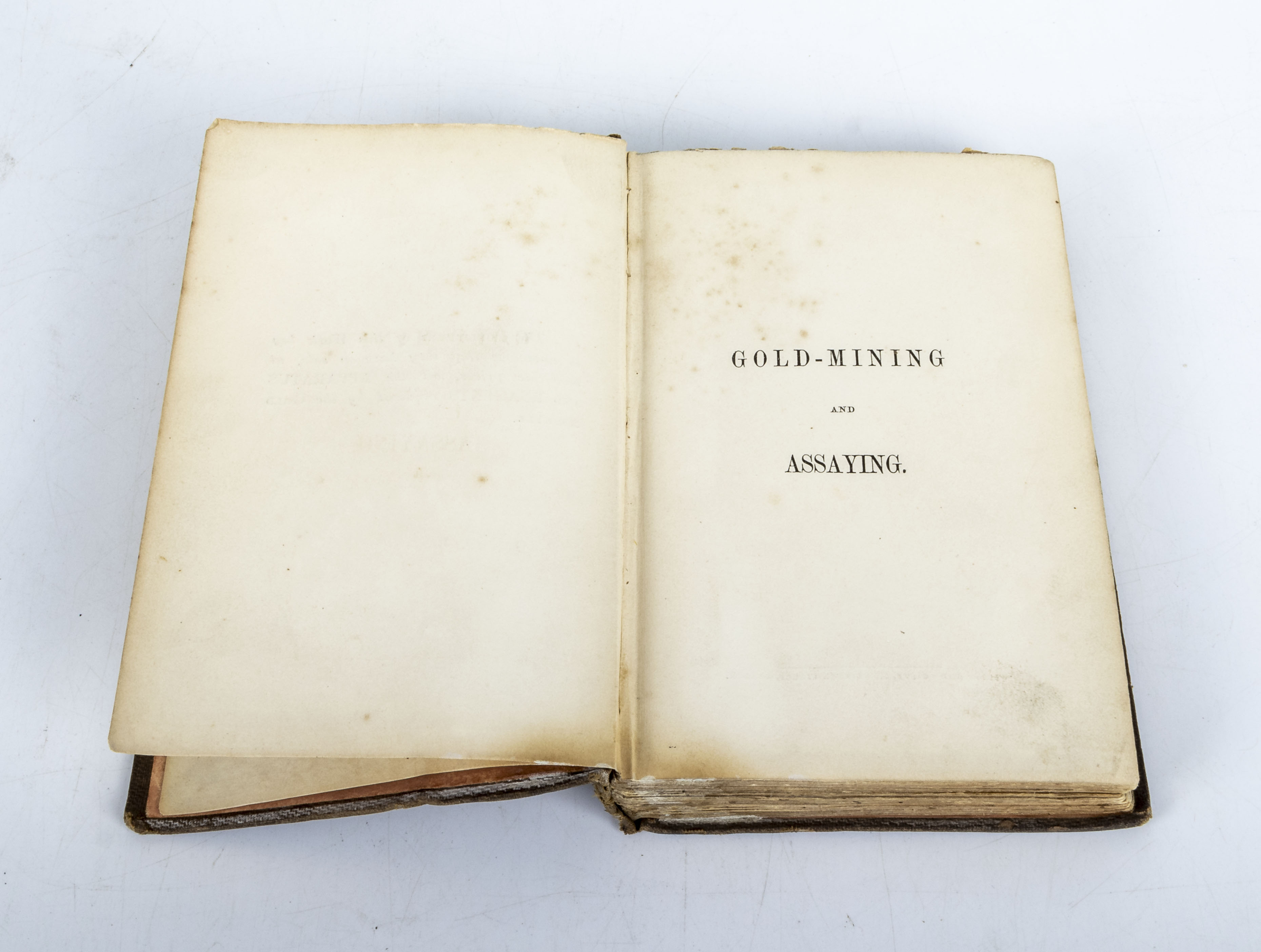 Australian documentary interest rare book 1st edition gold-mining and assaying scientific guide - Image 3 of 7