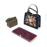 Three ladys vintage handbags