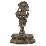 19th century heavy bronze deity figure from Nepal