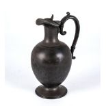 A Scottish pewter water/wine jug