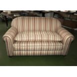 A two seater drop end sofa