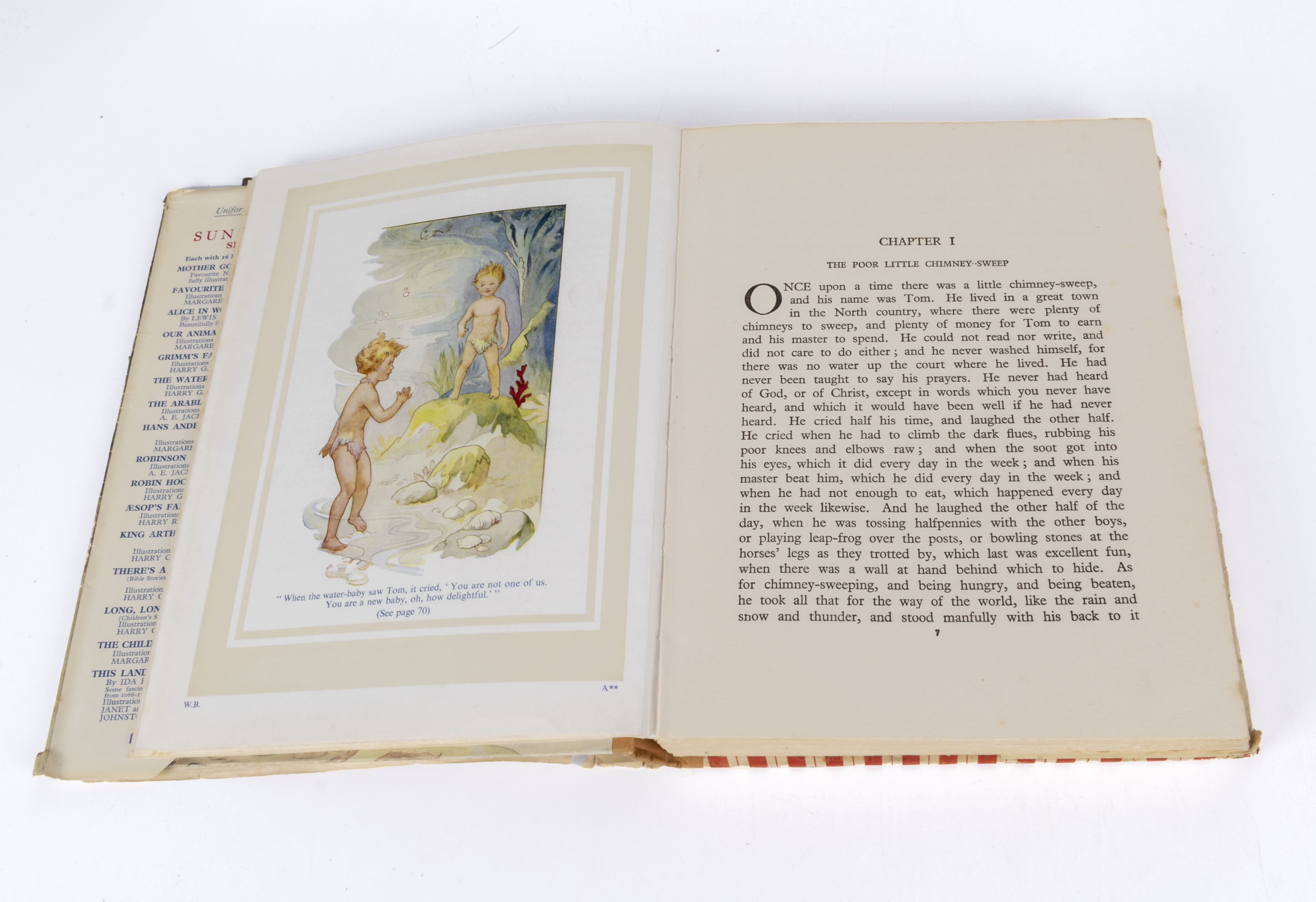 An edition of The Water Babies by Charles Kingsley, including 16 coloured plates by Harry G Theaker, - Image 4 of 6