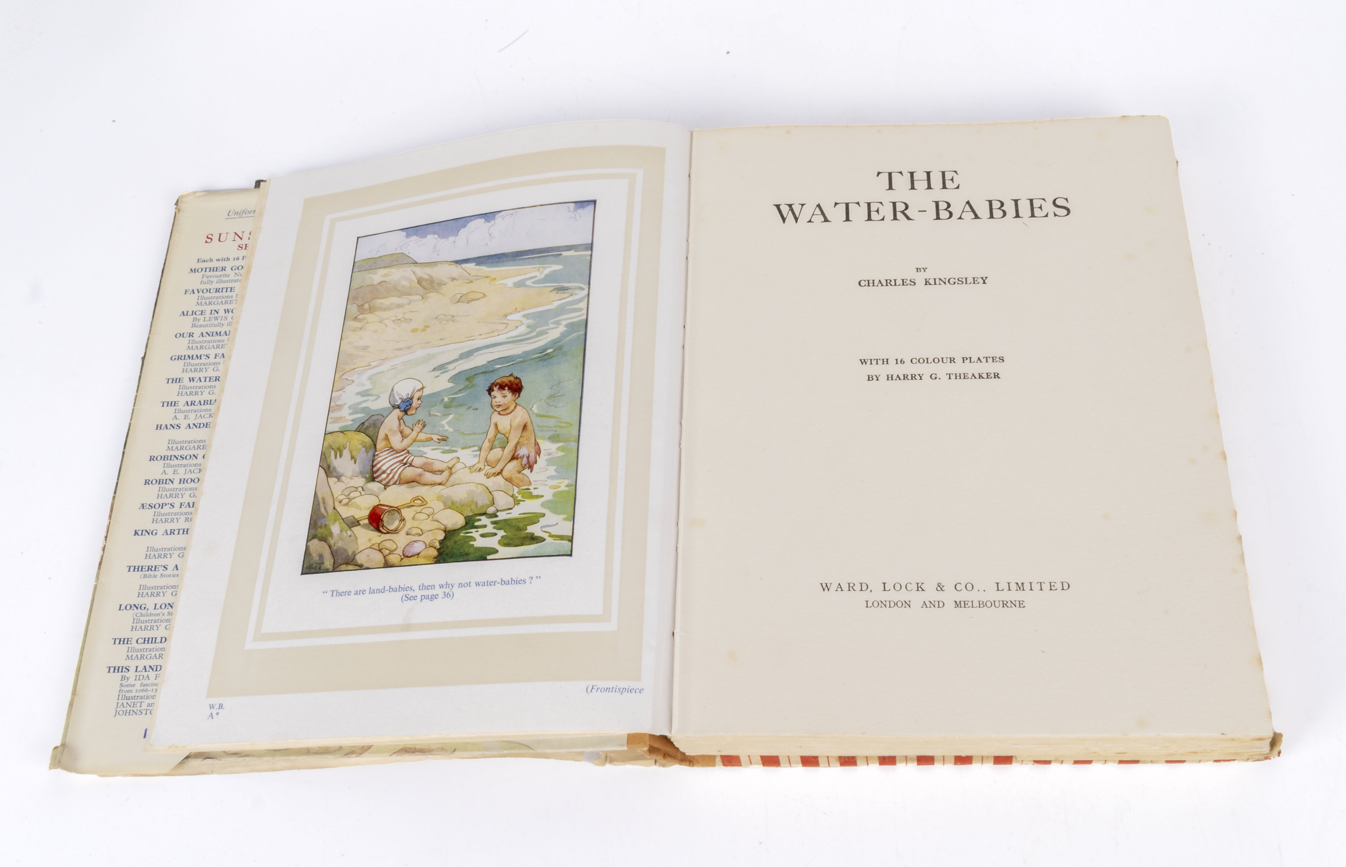 An edition of The Water Babies by Charles Kingsley, including 16 coloured plates by Harry G Theaker, - Image 3 of 6