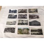 Lake-district interest, 32 vintage photo post cards of Ambleside, Heysham, Rydal-water, Grasmere,