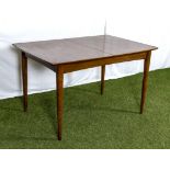 A retro extending dining table