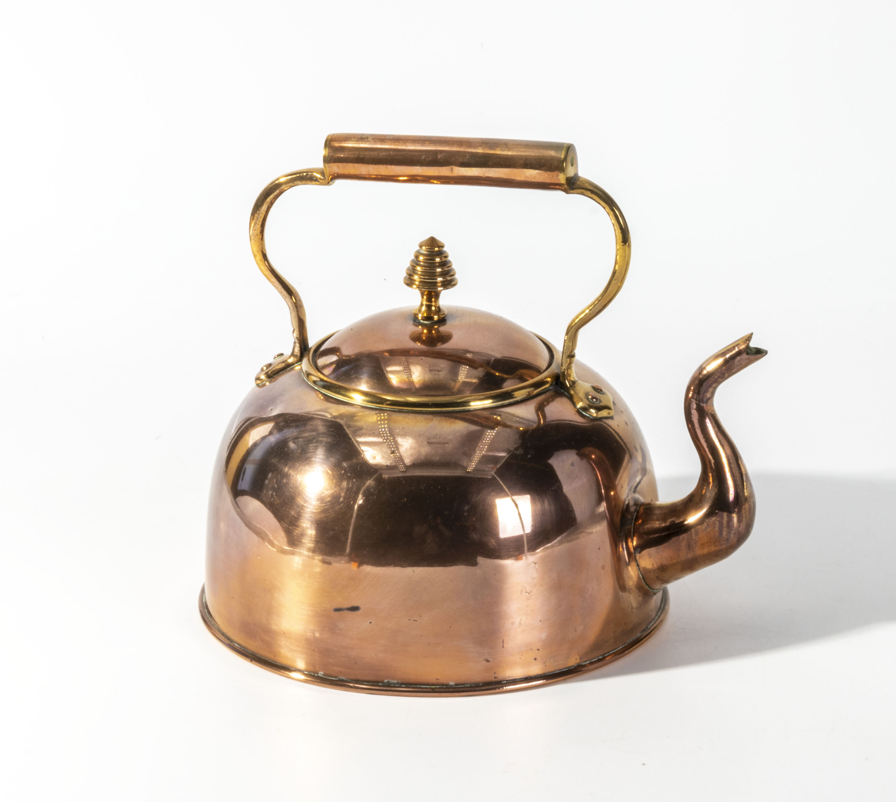 A copper kettle