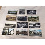 44 vintage photo post cards of the lake district Cartmel, Ambleside, Furness Abbey, Wordsworth