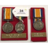 7th Bn King’s Liverpool Regiment WW1 Pair of Medals etc.Awarded to “8 C.Q.M. SJT A HEWITT 7/L’POOL