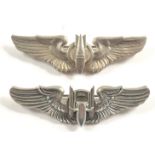 Similar WW2 Period US Army Air Force Bombardier Wings & Aerial Gunner’s Wings.A good silver