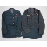 RAF Post WW2 Officer’s Uniform.This regulation example was worn by a Flight Lieutenant to left