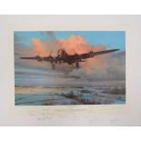 Signed Limited Edition Print “Strike And Return”by Robert Taylor. Limited edition 40 of 150. Showing