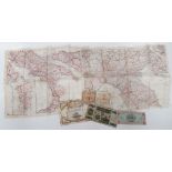 Two Escape & Evasion Silk Maps of Italyconsisting single sided “J3” covering Southern Italy,