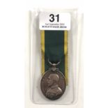 10th Bn (Liverpool Scottish) Territorial Efficiency Medal Awarded to “1995 PTE T. MACDOUGALL 10-