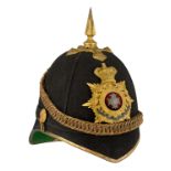 Royal Sussex Regiment Victorian Officer’s helmet circa 1881-1901.A good example of the Home