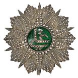 Tunisia. Order of Nichan Iftikhar Grand Cross breast star Ali Bey circa 1882-1902A fine French