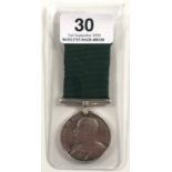 8th (Liverpool Scottish) VB Liverpool Regiment Edwardian Volunteer Long Service Medal.Awarded to “82