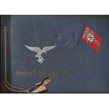 German Third Reich WW2 Luftwaffe Fighter Wing Richthofen Photograph Album.This album is decorated to