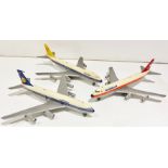 Three Vintage Schuco Airliner Aircraft.Three plastic example comprising: Boeing 747 “Condor”