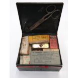 WW2 1944 RAF Aircraft Dingy First Aid Kit & Contents.A rare example of the pattern stored in large