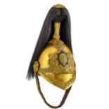 5th Princess Charlotte of Wales’s Dragoon Guards Victorian Officer’s 1847 (Albert) pattern helmet.