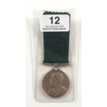 3rd VB Devonshire Regiment Edward VII Volunteer Long Service Medal.Awarded to “3401 CPL W KINGDOM
