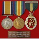 King’s Liverpool Regiment / South Lancashire Regiment Territorial Decoration Group of Three.