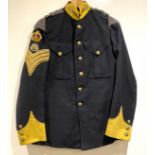 Norfolk Yeomanry Senior NCO TunicA superior tailored Senior NCO tunic. Dark blue wool material
