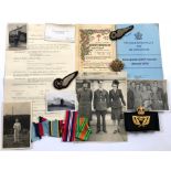 Ephemera of Warrant Officer L.E. Gosling CGM 617 (Dam Buster) Squadron.A small selection of original