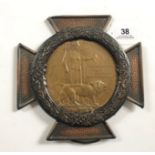 WW1 Liverpool Regiment DCM Winner’s Memorial Plaque.Issued to commemorate the ultimate sacrifice