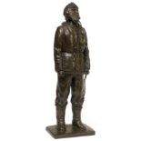 RAF Battle of Britain Cold Cast Bronze Sculpture by Peter Close.This good quality sculpture by Peter