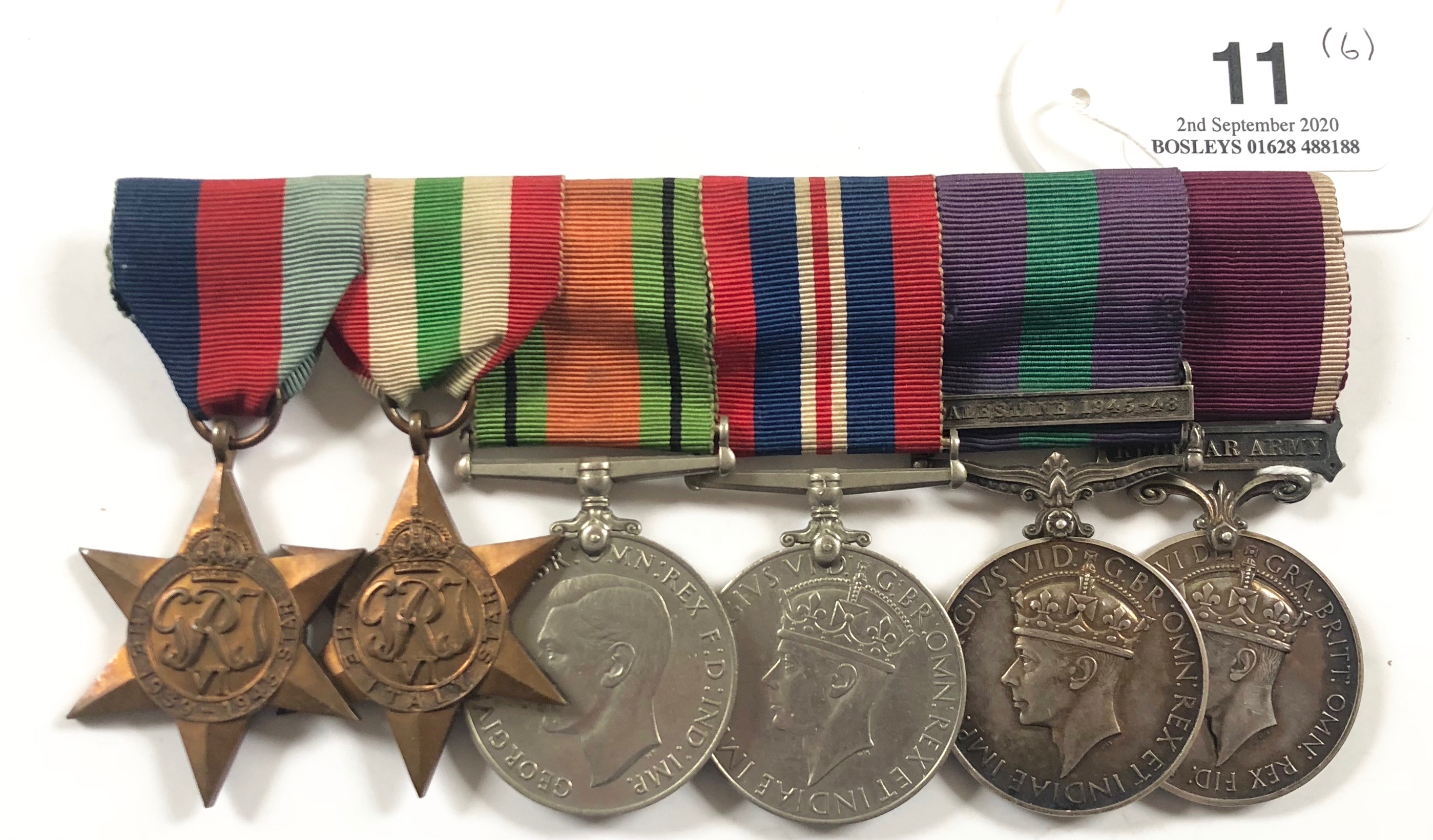 Royal Army Service Corps WW1 Long Service Medal Group of Six. Awarded to “S/5495179 L. CPL. E.