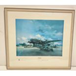 RAF Fine Art Print of “Halifax Friday the 13th” Signed by Frank WootonThis RAF Museum limited