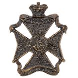 60th King’s Royal Rifle Corps OR’s glengarry badge circa 1874-81.