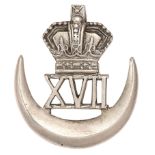 Indian Army. 17th Loyal Punjab Regiment Victorian Officer’s head-dress badge.